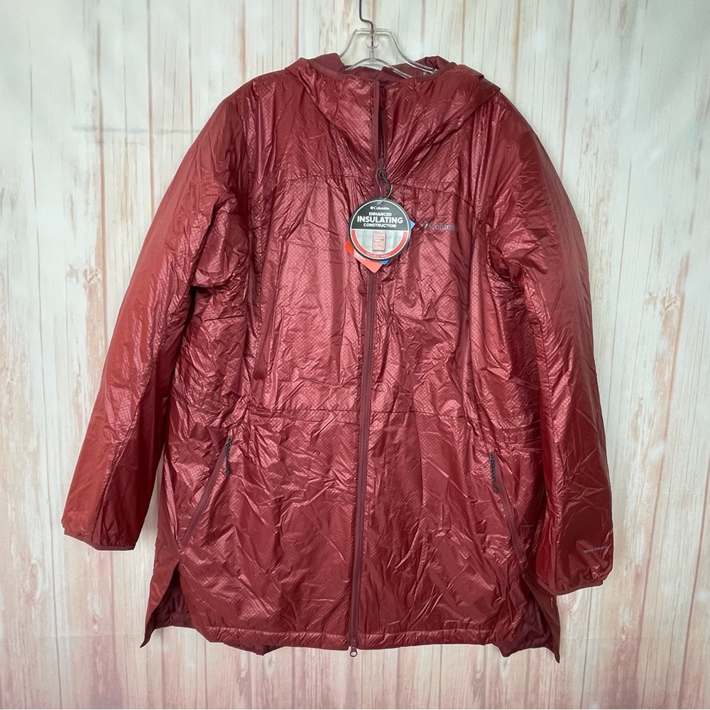 Columbia Double Wall Omni Heat Infinity Insulated Rust Ski Jacket NWT (2x)